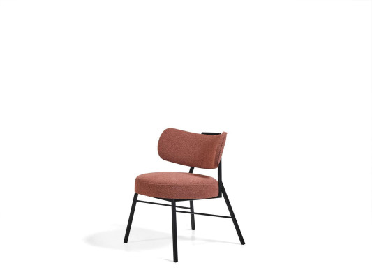Luxuriöser moderner brauner Esszimmerstuhl im italienischen Design