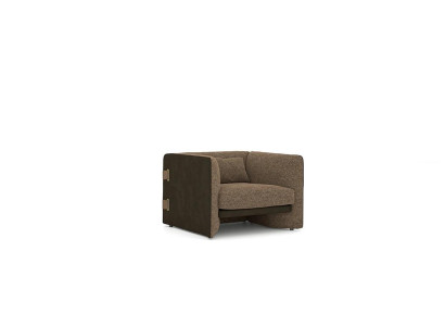 Modern Design Polstermöbel Sessel Luxus Wohnzimmer Polster Textil Einrichtung