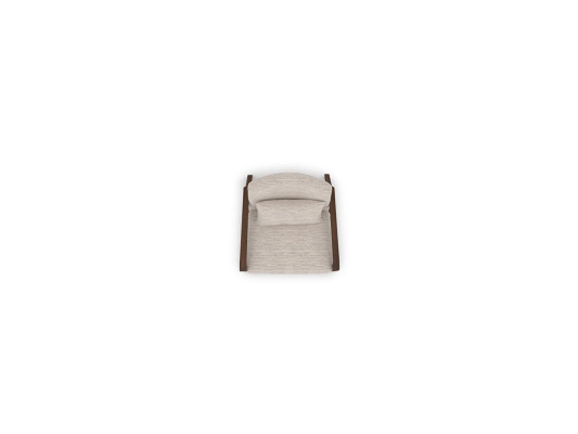 Luxus Holz Sessel Wohnzimmer Textil Polstermöbel Design Einrichtung Neu