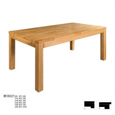 Esstisch Holz Tische Wohn Ess Zimmer Massivholz Esstische Echtholz 120x80