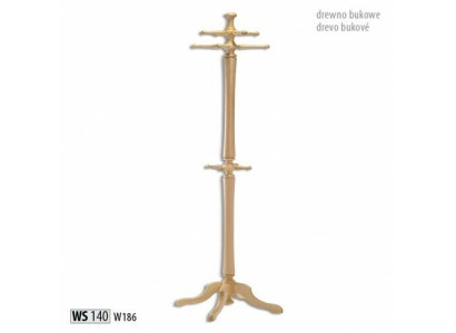 Garderobenständer Holz Kleiderständer Garderobe Aufhänger 186cm Modern Ständer