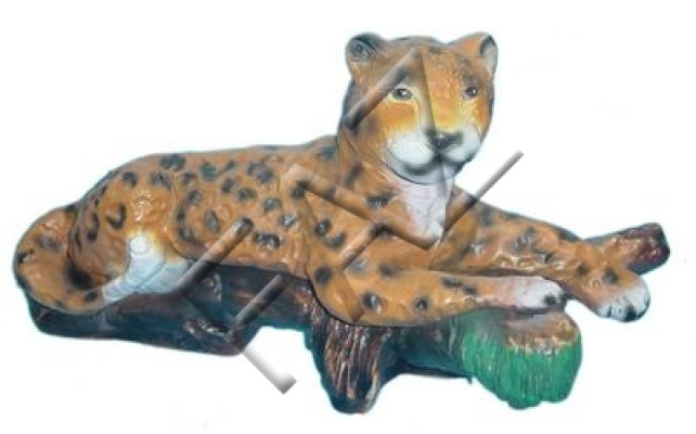 Design Panther Wurzel Figur Statue Skulptur Figuren Skulpturen Garten Dekoration