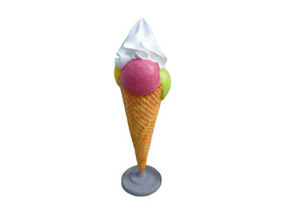 Ice Cream Figur Statue Aufsteller Eisdiele Gastronomie Statuen 185cm Restaurant