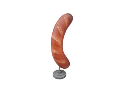 Aufsteller für Laden Bude Restaurant Schild Skulptur Würstchen Wurst 190cm Neu
