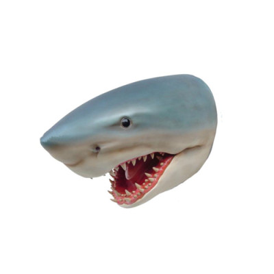 Skulptur Hai Wand Fisch Skulpturen Figuren Statuen Skulptur Statue Design 80cm