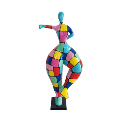 Moderne Figur Ballerina PVC Skulptur Dekoration 85cm Deko Figuren Statuen Neu