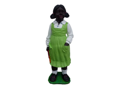 Deko Figur Statue Skulptur 8 cm Figuren Statuen Skulpturen Schwarzes Mädchen P38