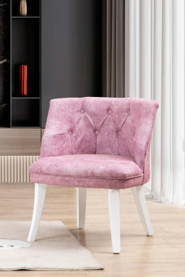 Küchen Sitzgarnitur Bank Sessel Rosa Chesterfield Garnitur Sitzmöbel Stoff