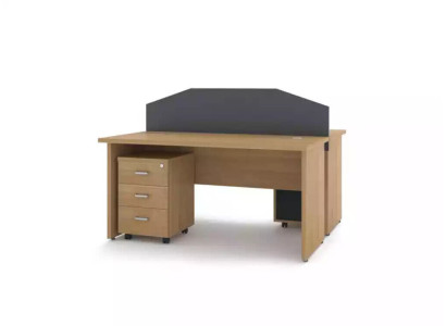 Moderner Schreibtisch Holz Tisch Arbeitszimmer Computertisch Büromöbel