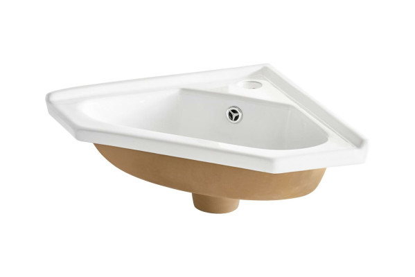 Eckwaschbecken Keramik Waschtisch Waschbecken Aufsatzwaschtisch