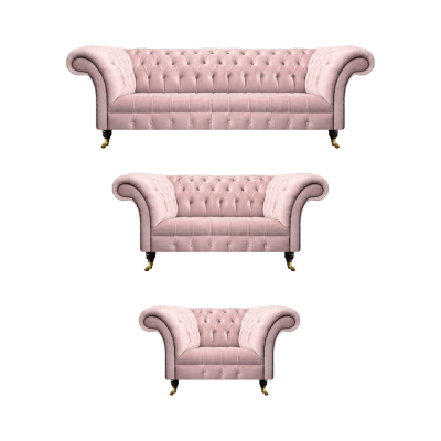 Wohnzimmer Luxus Set 3tlg Neu Sofas Couchen Chesterfield Polstersessel