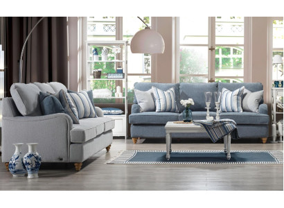 Sofa Dreisitzer 2x Wohnzimmer Luxus Möbel Modern Design Einrichtung