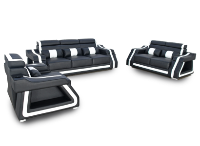 Sofagarnitur 3+2+1 Sitzer Set Design Sofa Polster Couchen Couch Modern Garnitur