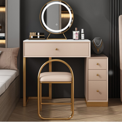 Designer Schmink Tisch Schlafzimmer Konsolen Tisch Spiegel Luxus Neu