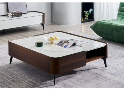 Luxus Italien Kaffee Wohnzimmer Tisch Echt Holz Designer Tische Möbel