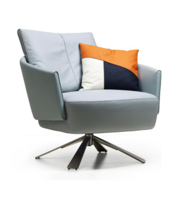 Sessel Polstermöbel Designer Moderner Wohnzimmer Drehstuhl Textil Neu