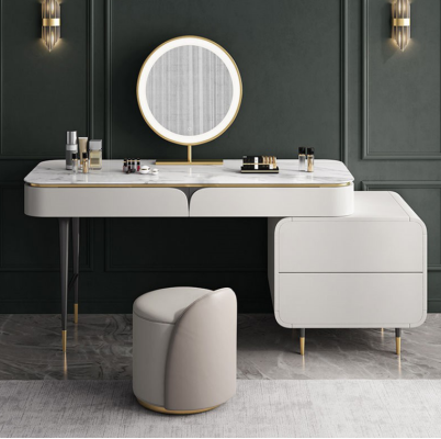 Tisch Konsole Spiegel Schminktisch Schlafzimmer Konsolen Luxus Neu