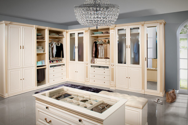 Große Schrankwand Schrank Begehbarer Schrank - Verona System 15
