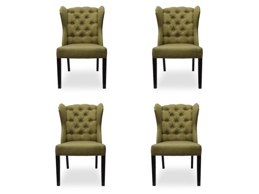 4x Design Polster Sitz Stühle Stuhl Seht Garnitur Sessel Lounge Club Set