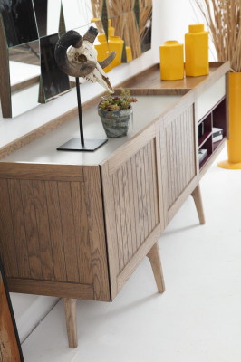 Sideboard Kommode Anrichte Holz Modern Braun Wohnzimmer Kommoden