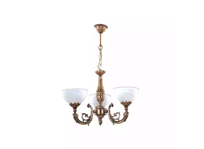 Deckenleuchter Antique Lüster Kronleuchter Deckenlampe Lampe Glas Gold
