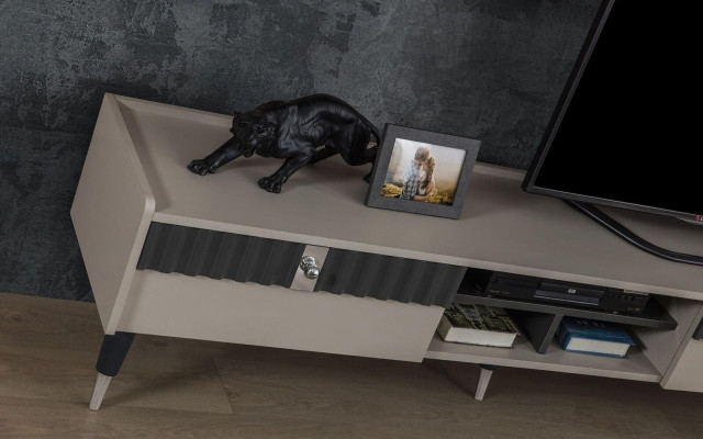 Exklusives Sideboard Modernes Regal TV-Ständer Holz Lowboard Möbel Neu