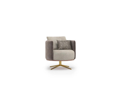 Innovativer Designer-Sessel für moderne Wohnzimmermöbel aus hochwertigem Kunstleder