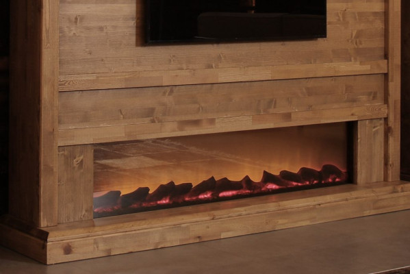 Wohnwand TV-Wand Holz Stil Wohnzimmer Möbel Schrank Wohnwände Luxus Möbel