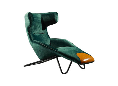 Luxus Grüner Sessel 1-Sitzer Wohnzimmer Polster Sitzmöbel Polstersessel