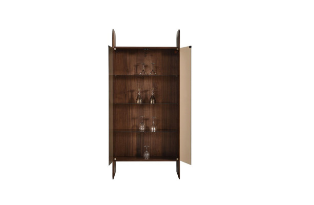 6tlg.Wonzimmer Set von Braun Wohnwand+Couchtisch und Beistelltisch neu