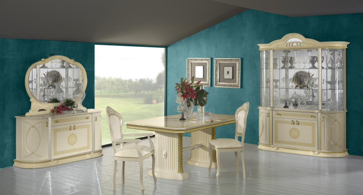 Wohnzimmer Schrank Klassische Vitrine Vitrinenschrank Vitrinen Schränke Anrichte