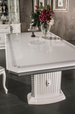 Esstisch Tisch Esszimmer Wohnzimmer Holz Design Tische Italienische Möbel Neu