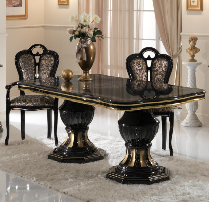 Italienische Designer Möbel Tisch Sessel Ess Zimmer Klassische Möbel Tische neu