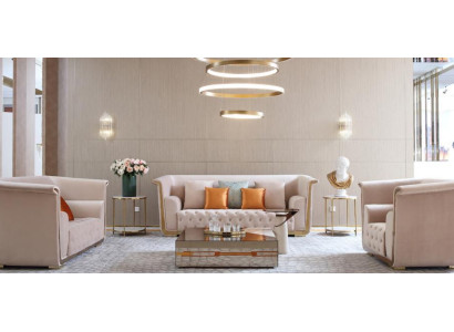 Sofagarnitur 3+2+1 Sitzer Set Design Sofas Polster Couchen Textil Sofa 3 tlg.Neu