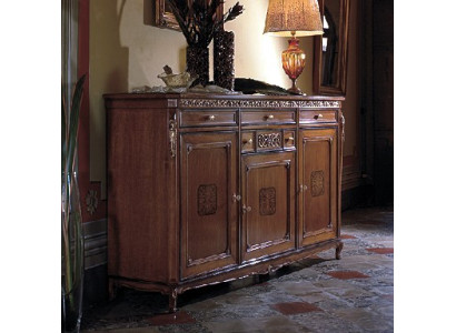 Kommode Anrichte Sideboard Braun Massiv Holz Schrank Möbel Kommoden Sideboards