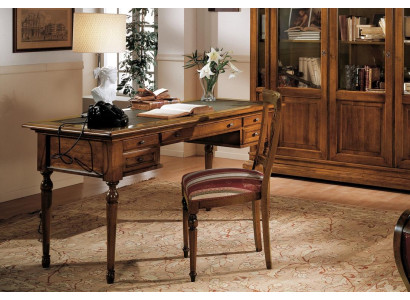 Schreibtisch Sekretär Italienische Möbel Tisch Stuhl Set Büro 2tlg Schreibtische
