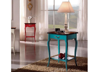 Konsolen Nachttisch Schlafzimmer Beistelltisch Modern Design Möbel Holz Azurblau