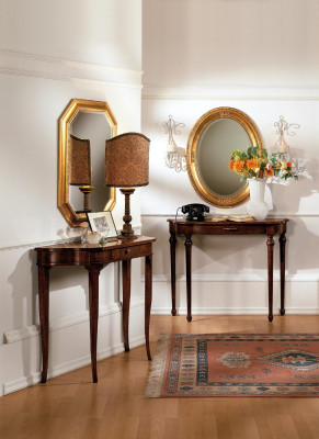 Konsolentisch Design Möbel Stil Barock Holz Italienische Tisch Tische Couchtisch