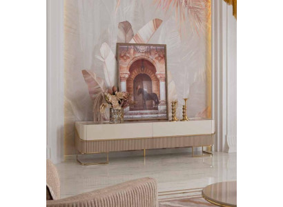 Klassischer Fernseher Ständer Sideboard Kommode Wohnzimmer Schränke rtv tv