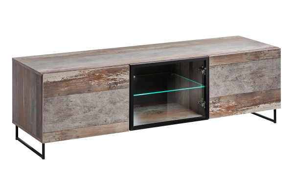 Modern Wohnzimmer Set TV-Ständer Design Einrichtung Vitrine Neu Holz Möbel