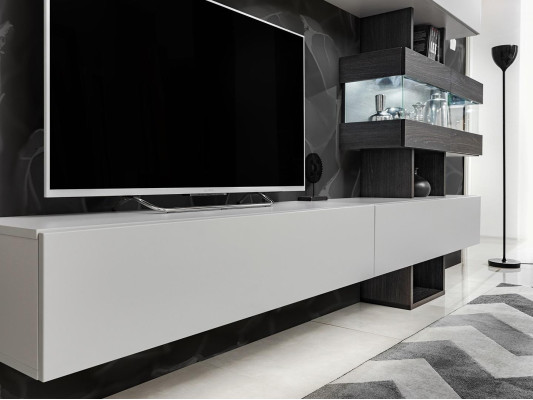 Wohnzimmer Komplett Möbel rtv Lowboard Wohnwand Holz Designer Einrichtung