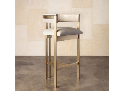 Esszimmer Möbel Beiger Stuhl 1-Sitzer Einsitzer Design Armlehnenstuhl
