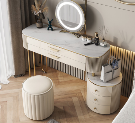 Weißer Schminktisch Designer Frisiertische Schlafzimmer Kosmetiktische