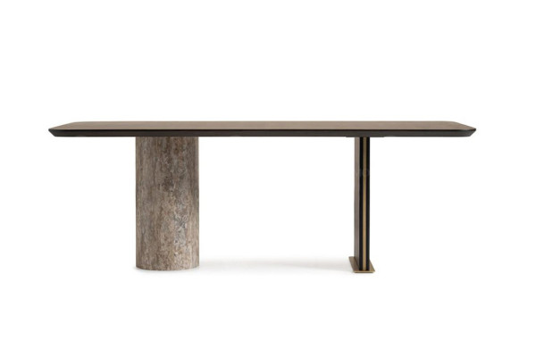 Esstisch Esszimmertisch Tisch Esszimmer Holz Braun 220 cm Moderne