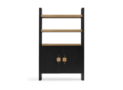 Schrank mit Regale Holzschrank Schranke Holz Schwarz Design Gold Neu Schrank mit Regale Holzschrank Schranke Holz Schwarz Design Gold Neu