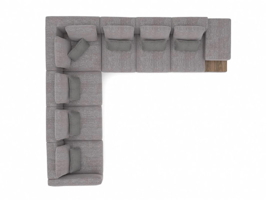 Ecksofa L-Form Wohnzimmer Einrichtung Designer Textil Sofa Modern Garnitur
