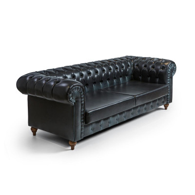 Moderne Chestefield Sofa Couch Dreisitzer Luxus Polstersofas Designer
