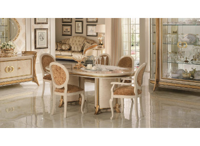 arredoclassic™ Luxus Esszimmer Klassisches + 4 Stühle Stuhl Set Garnitur