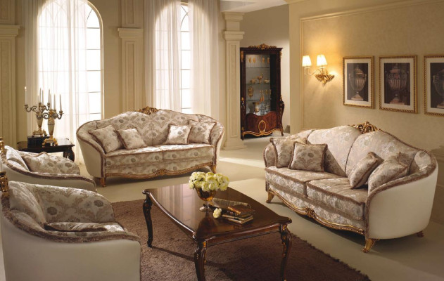 arredoclassic™ 3 Sitzer Couch Sofa Polster Couchen Schlafsofa Bettfunktion Neu