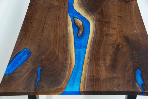 Fluss Tische Esstisch Design Tisch Moderne Möbel 220x90 Epoxid Harz Ozean Meer